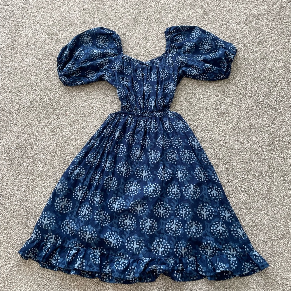 Zara girls cut out dress